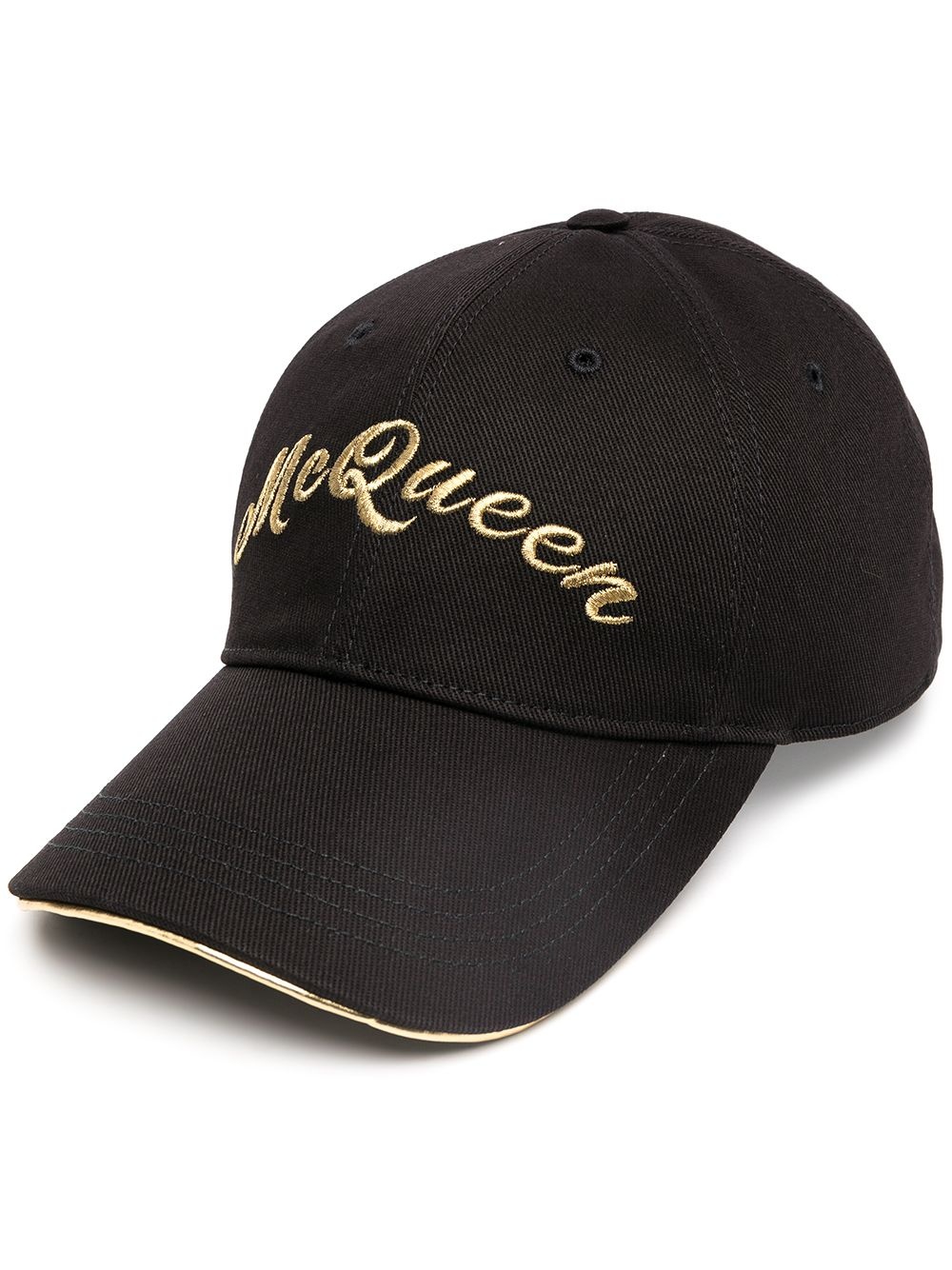 embroidered logo baseball cap - 1