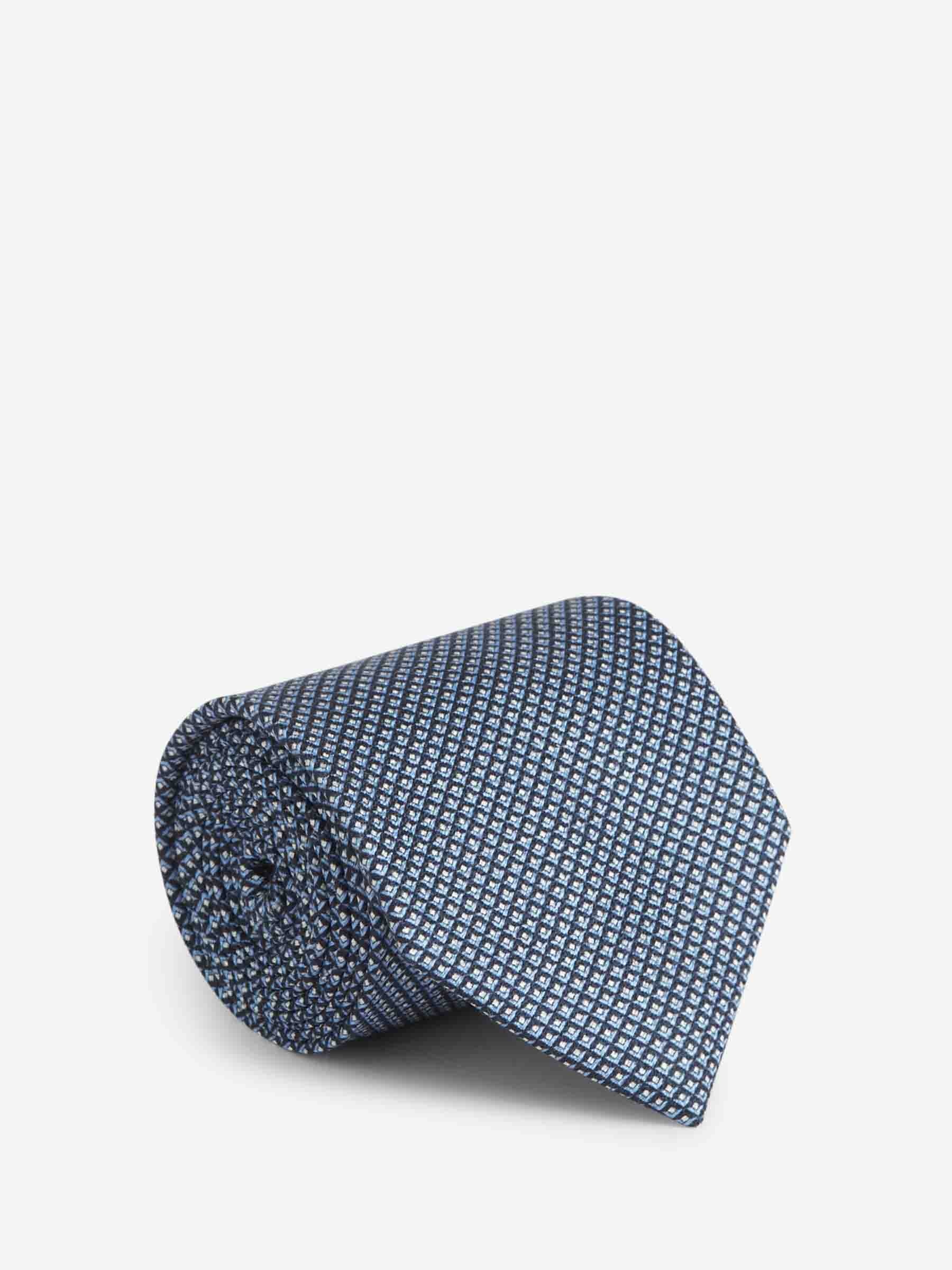 TEXTURED SILK TIE - 1