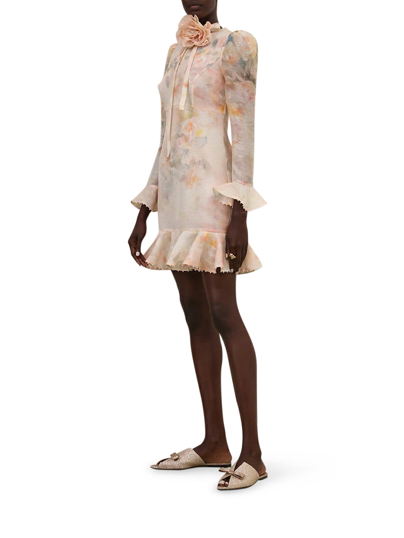 CRUSH FLOWER MINI DRESS - 1