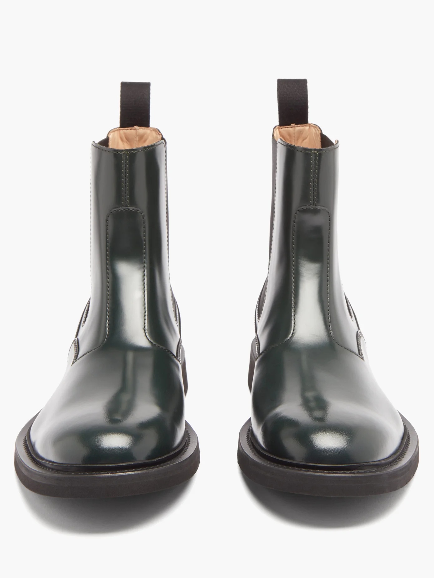 Panelled-leather Chelsea boots - 5