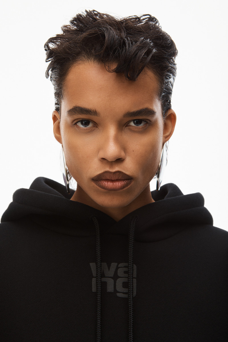 PUFF LOGO HOODIE IN STRUCTURED TERRY 5