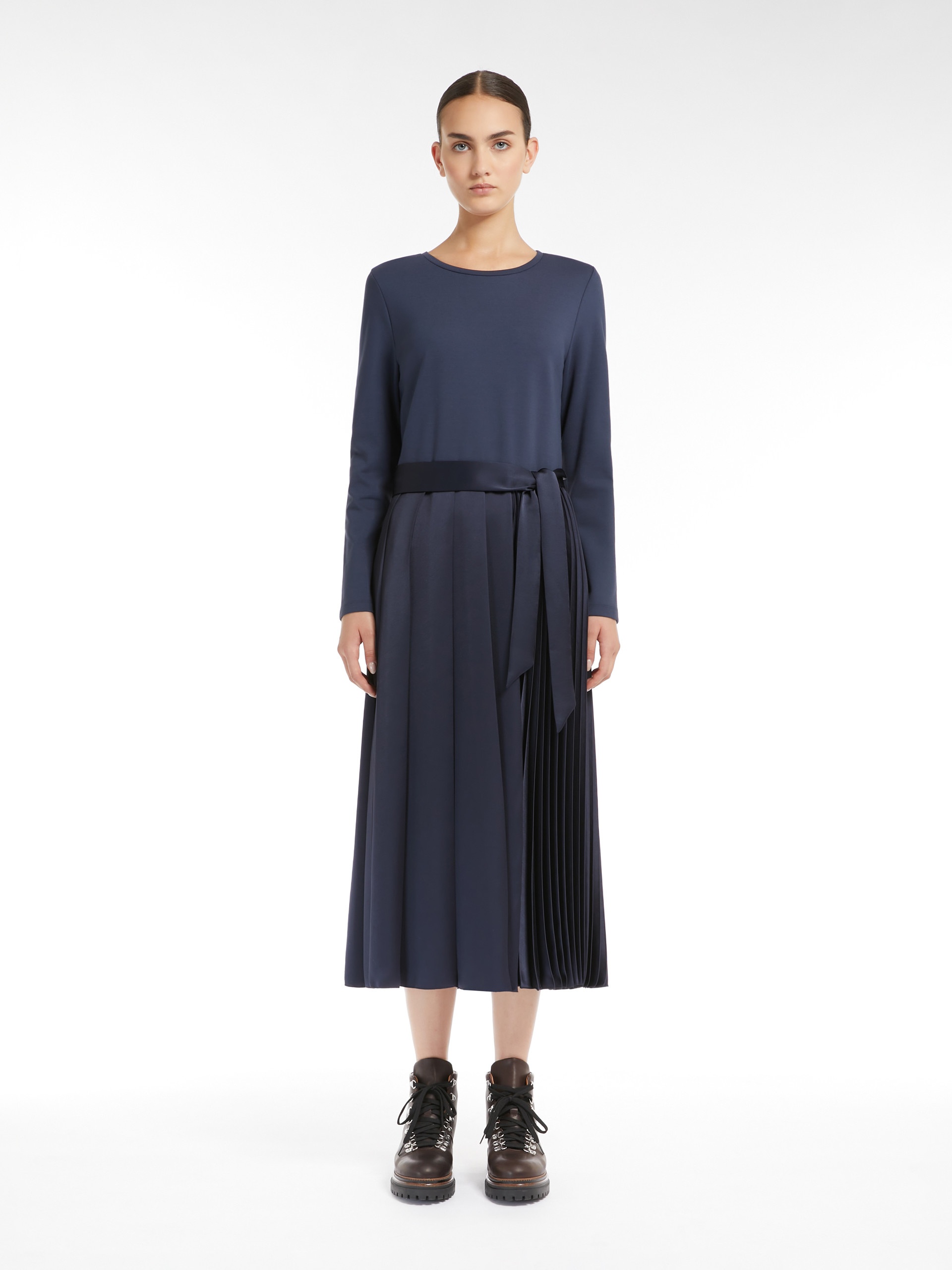 SHEREE Milano-knit long jersey dress - 3