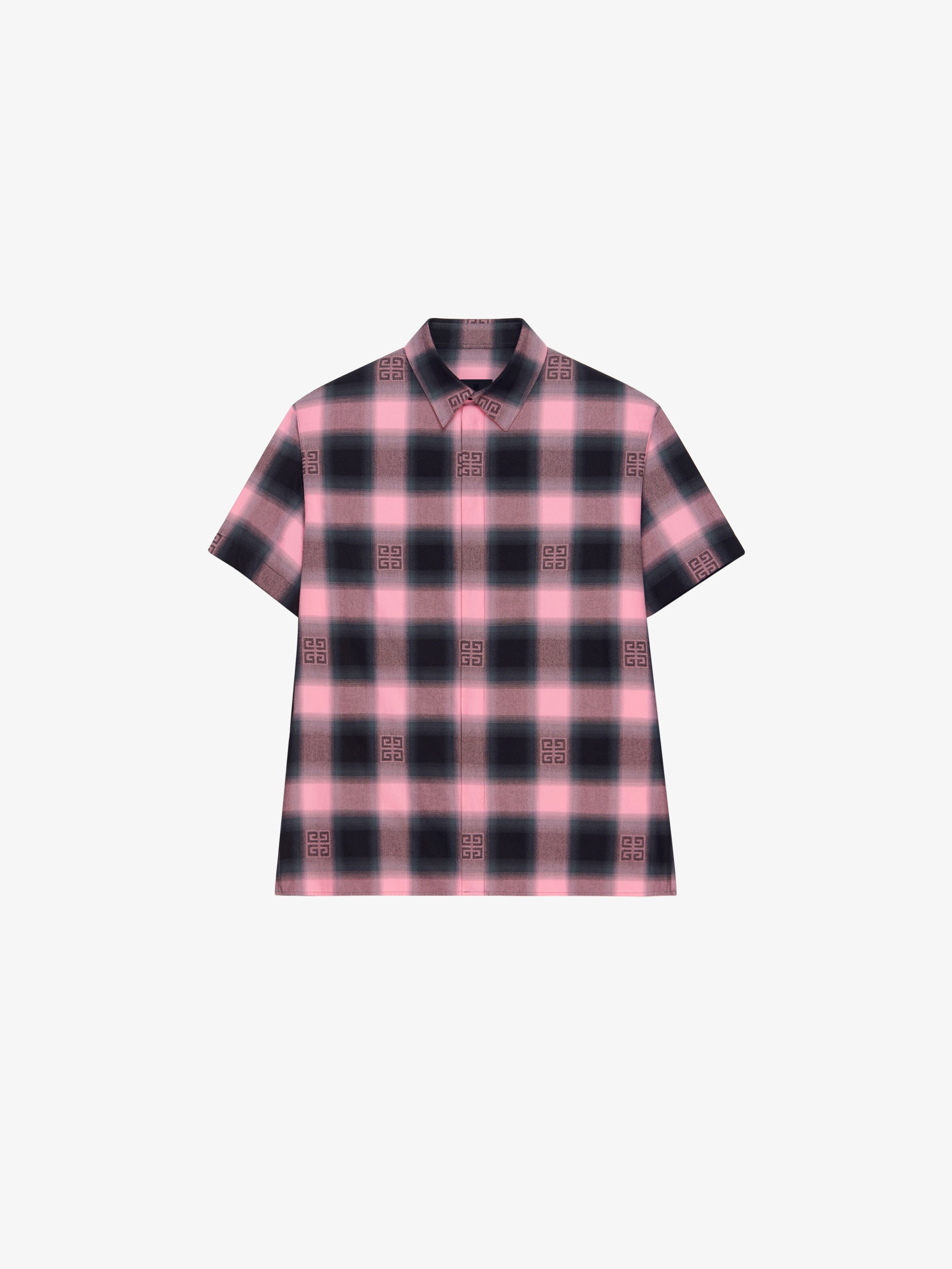 OVERSIZED SHIRT IN 4G CHECKED FLANNEL - 1