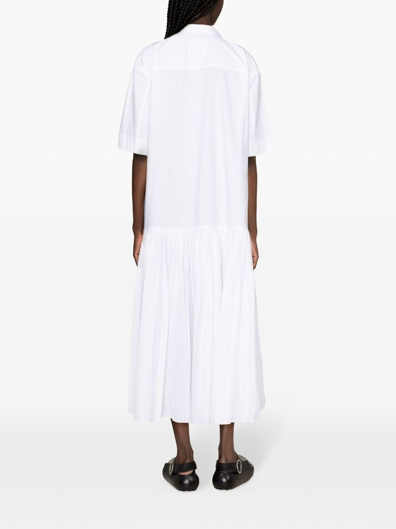 drop-waist cotton shirtdress 4