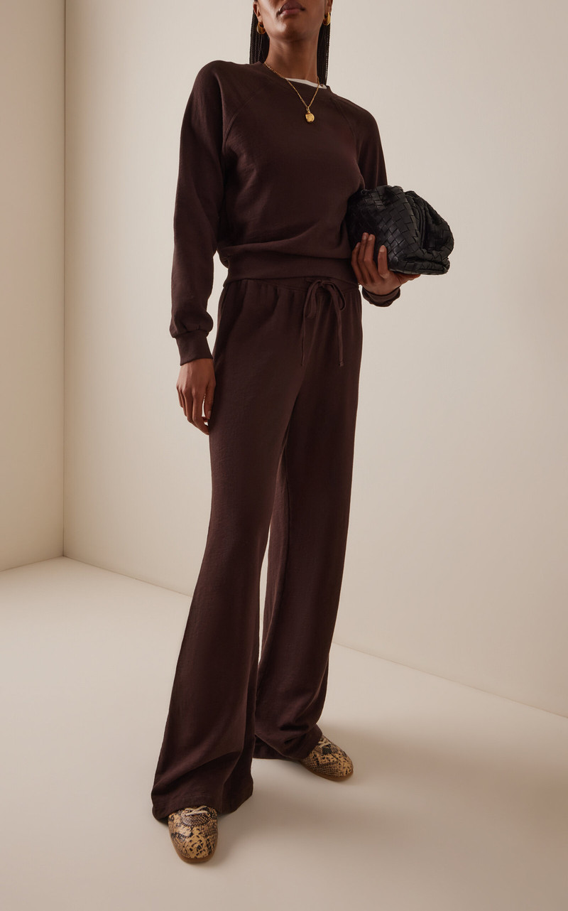 Shrunken Cotton Sweatshirt brown 3