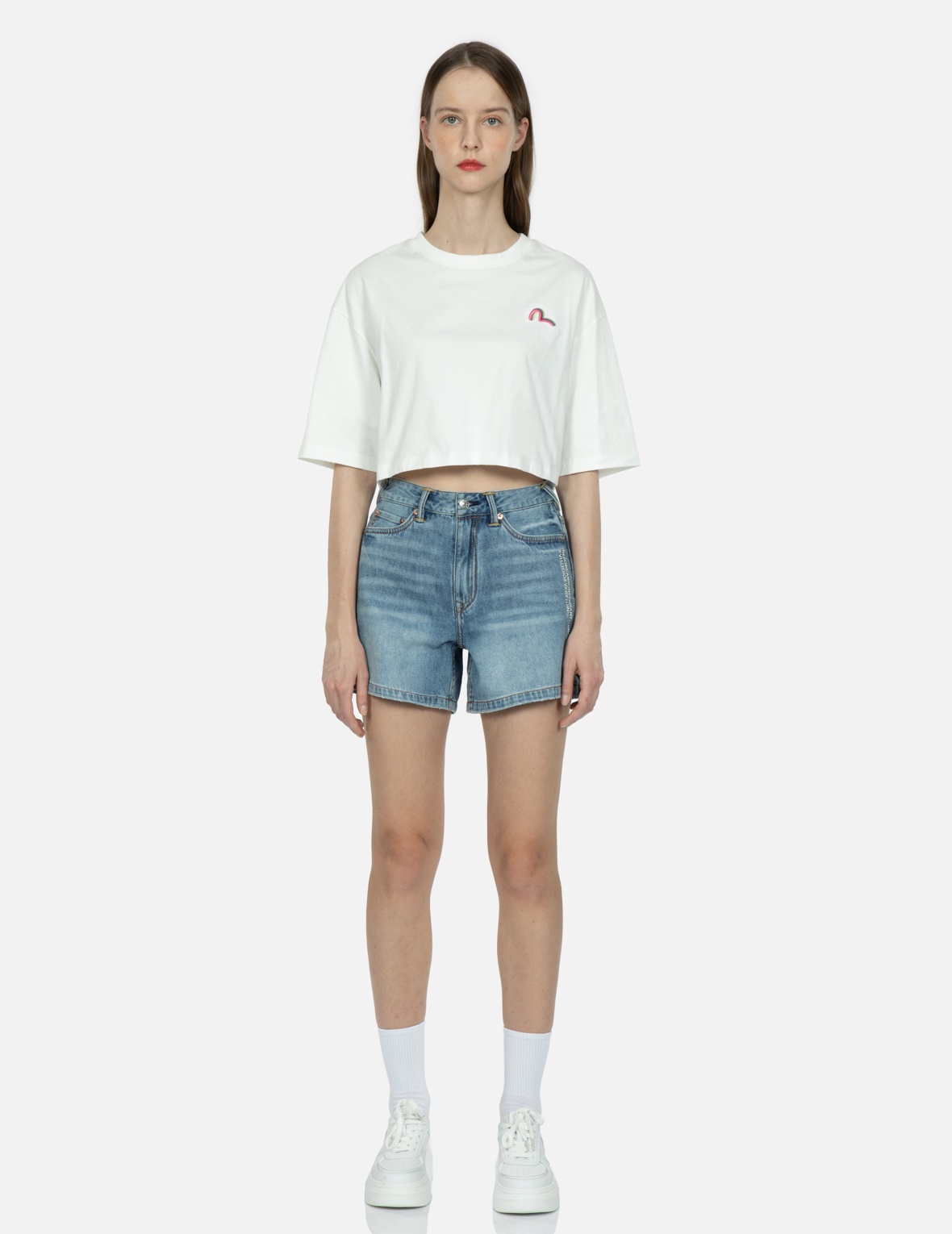LOGO PRINT CROPPED T-SHIRT - 6