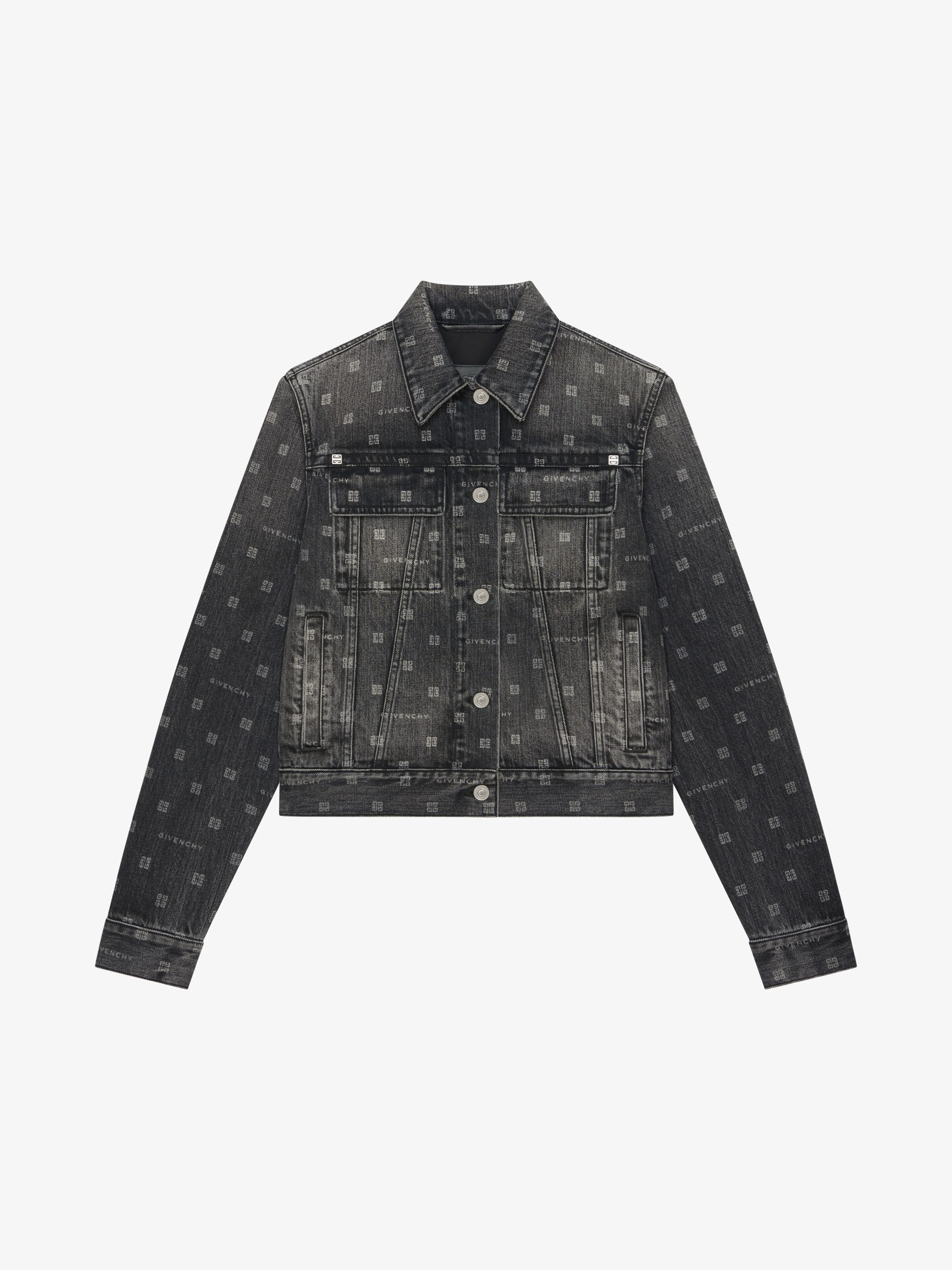 SLIM JACKET IN GIVENCHY 4G DENIM - 1