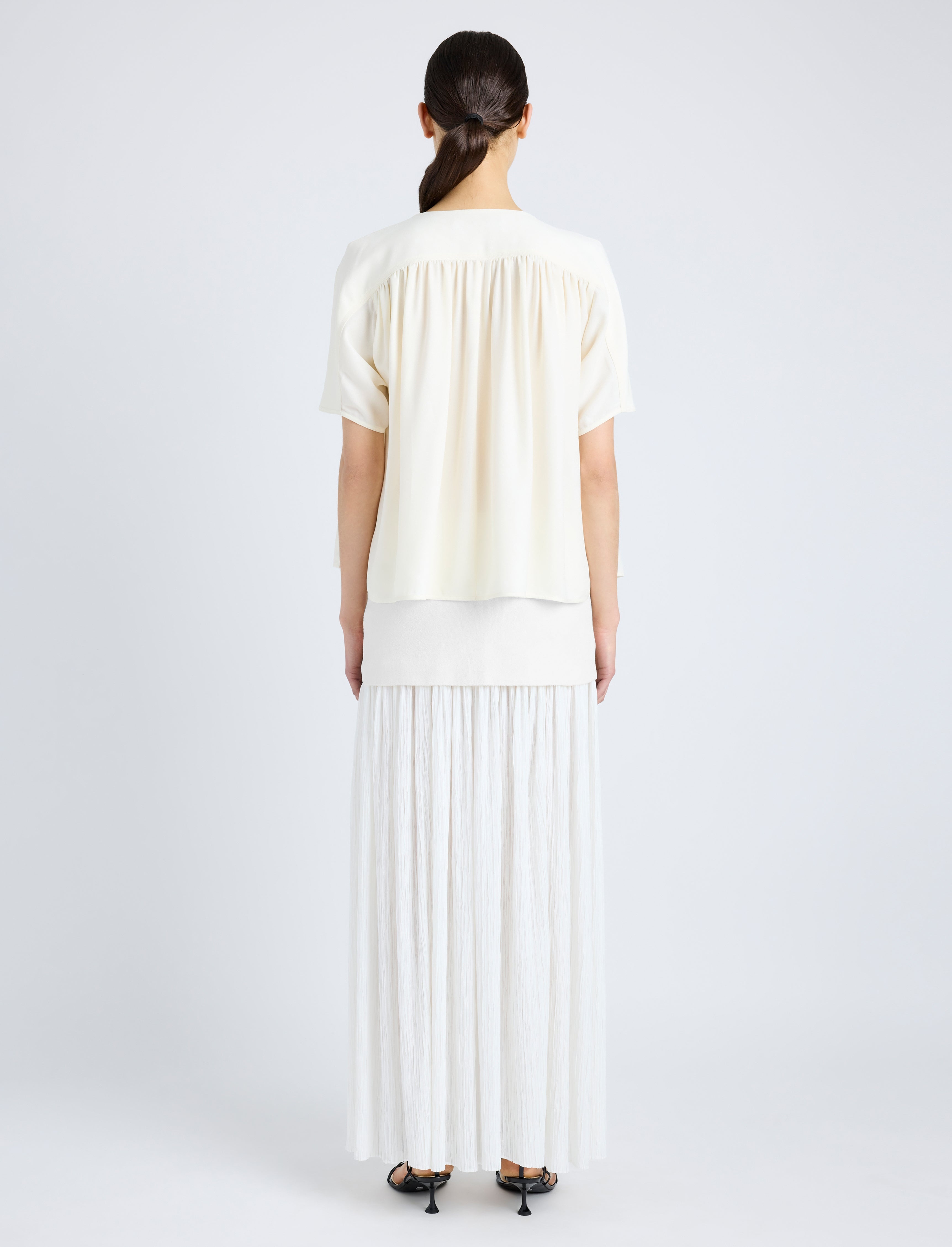 Claire Top in Viscose Georgette - 5