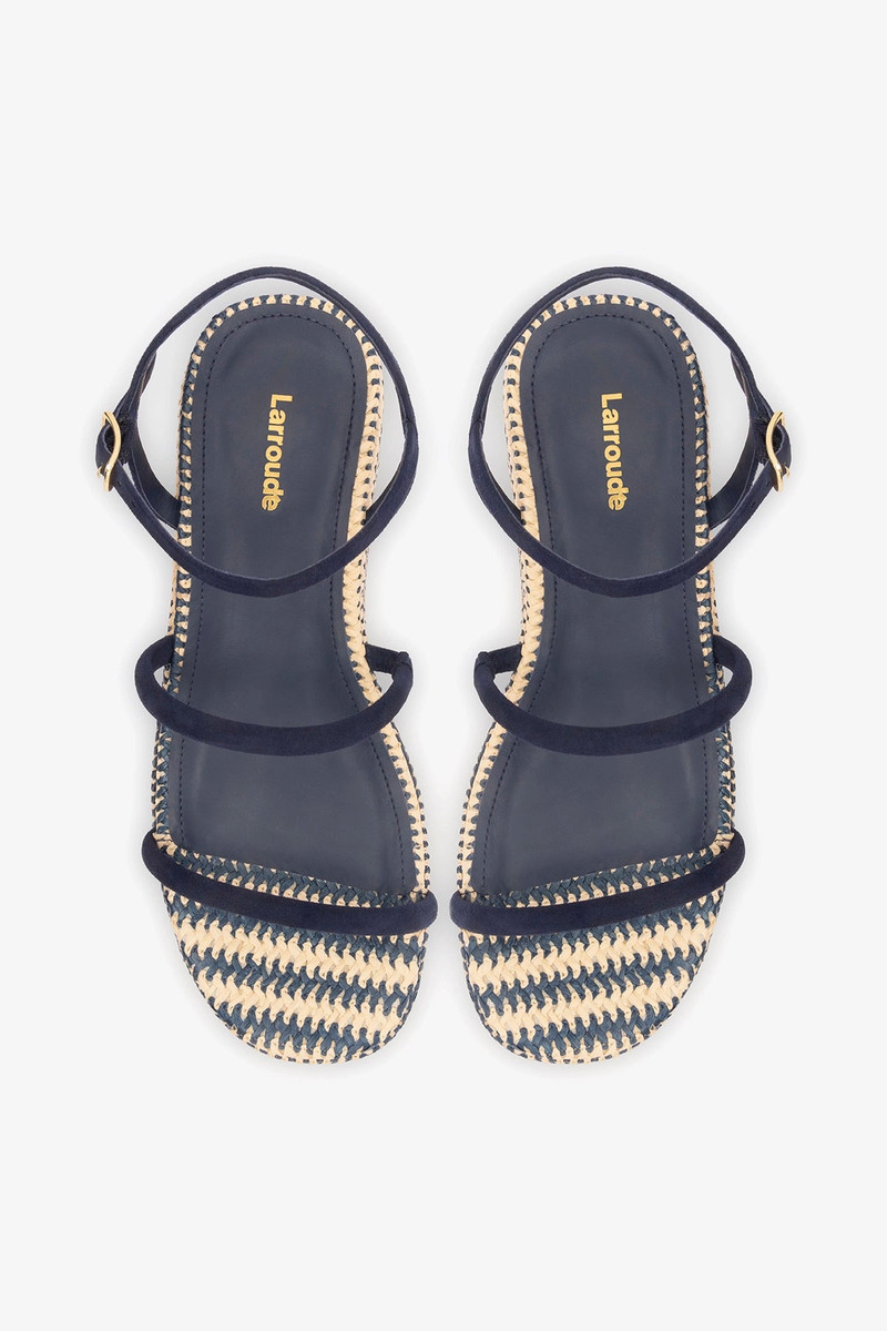 Gio Flatform Navy Suede 7