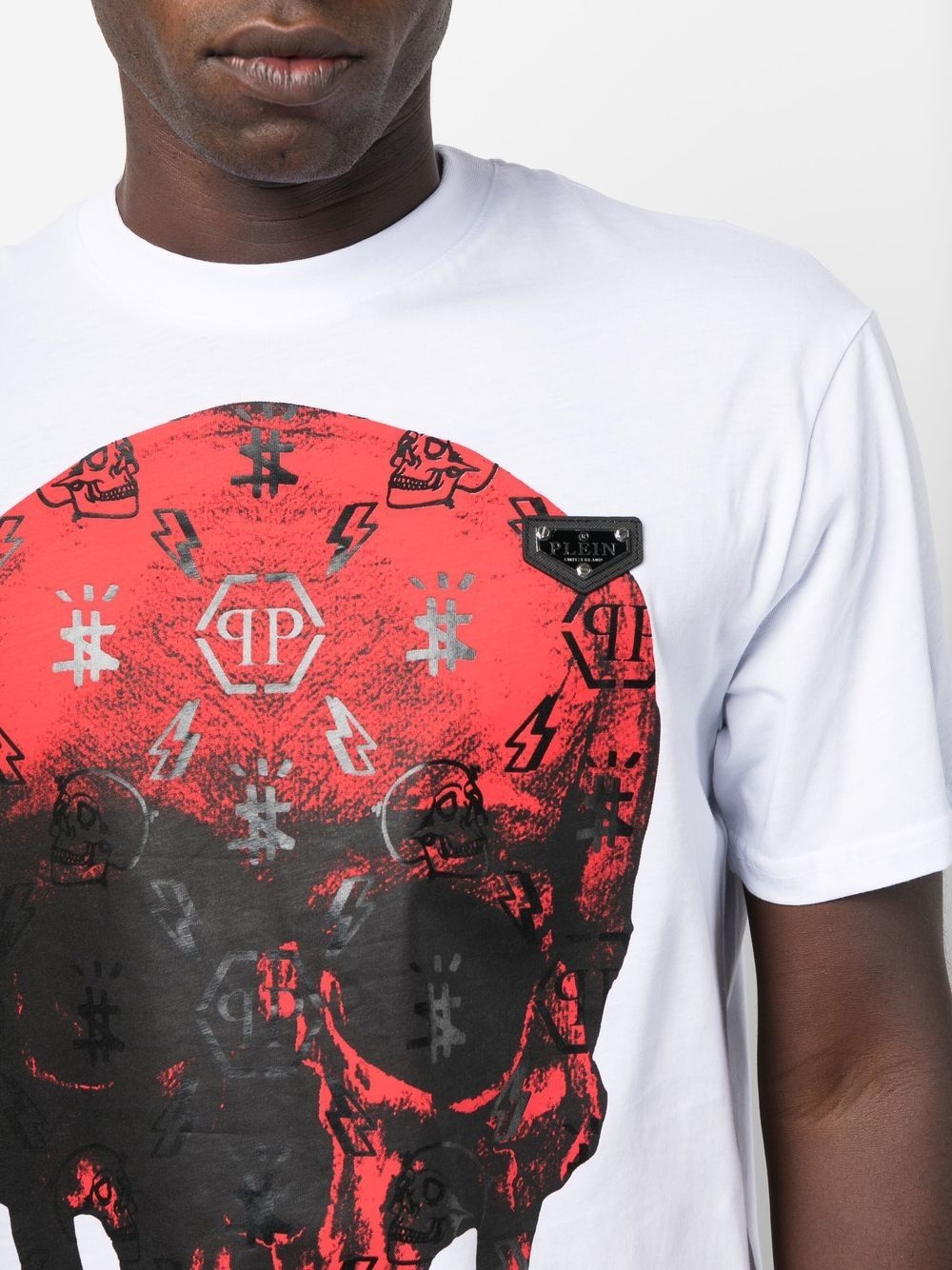 skull-print short-sleeve T-shirt - 6