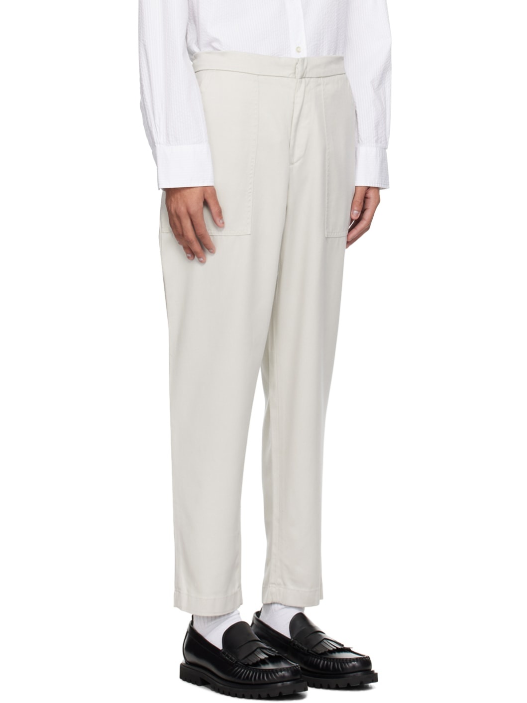 Gray Paolo Trousers - 2