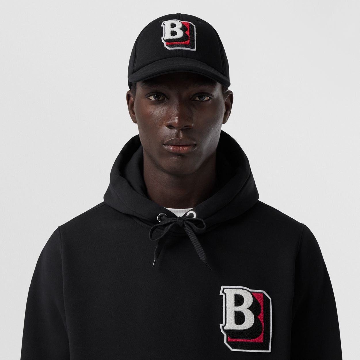 Letter Graphic Cotton Baseball Cap - 3