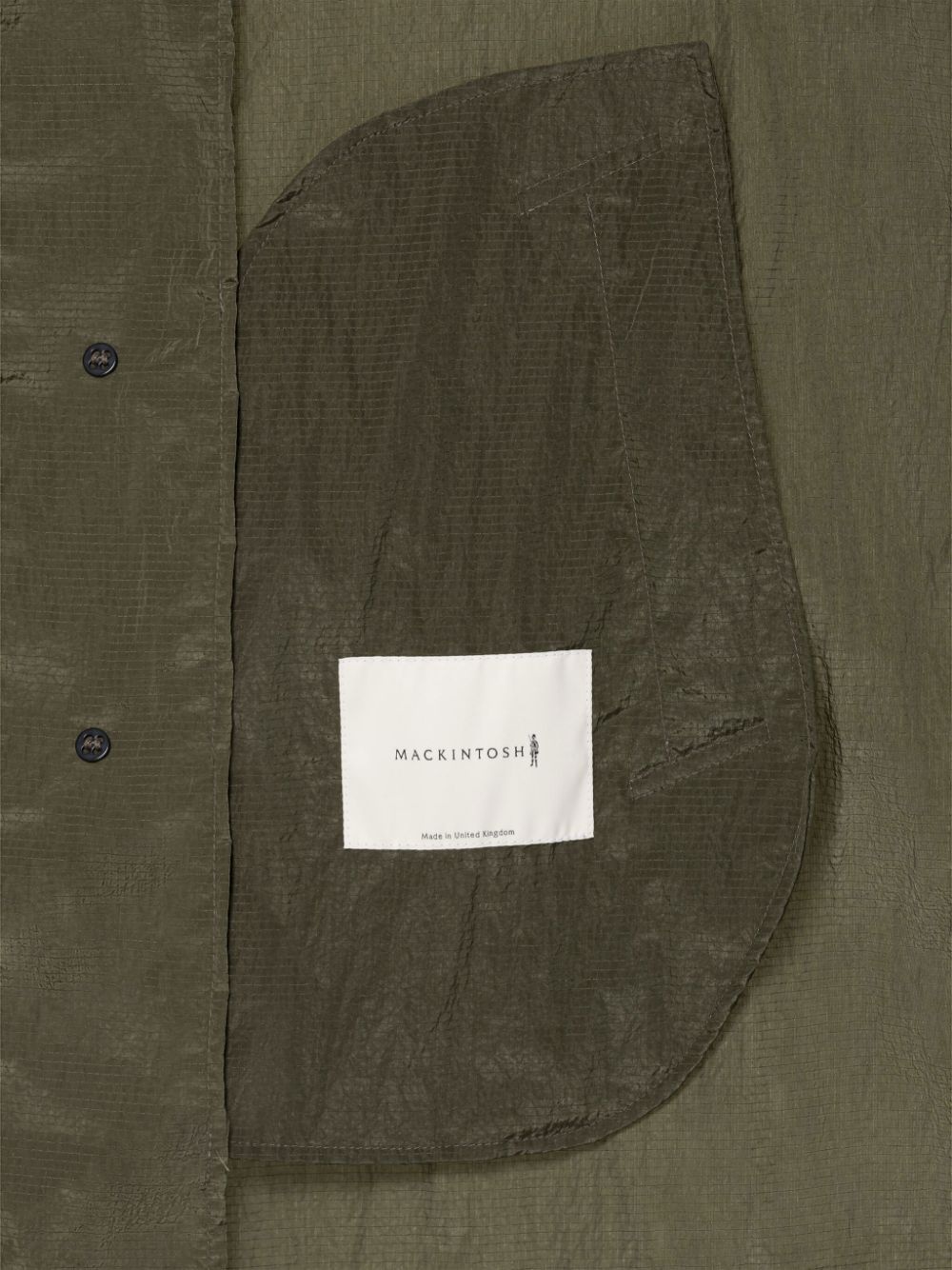 SHOWER MILITARY PACKABLE NYLON COAT - 5