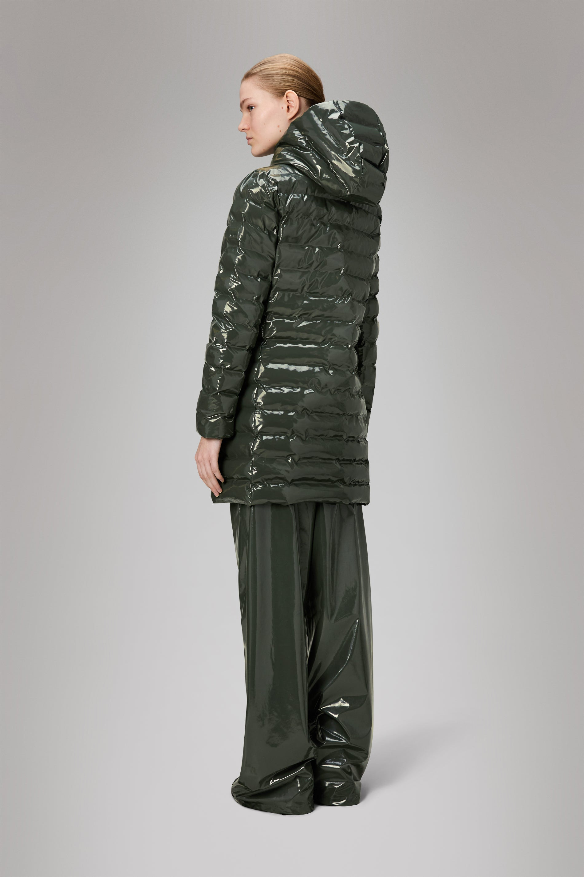 Lohja Long Puffer Curve Jacket - 3
