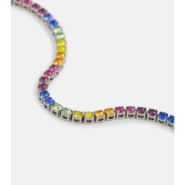 Rainbow Tennis Necklace - 3