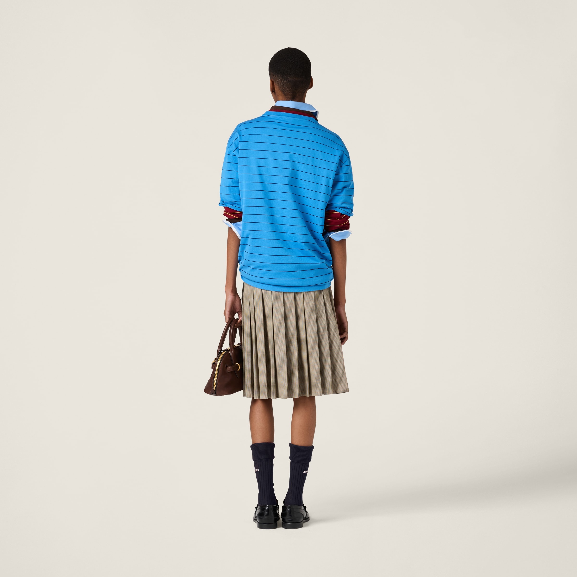Striped jersey T-shirt - 3