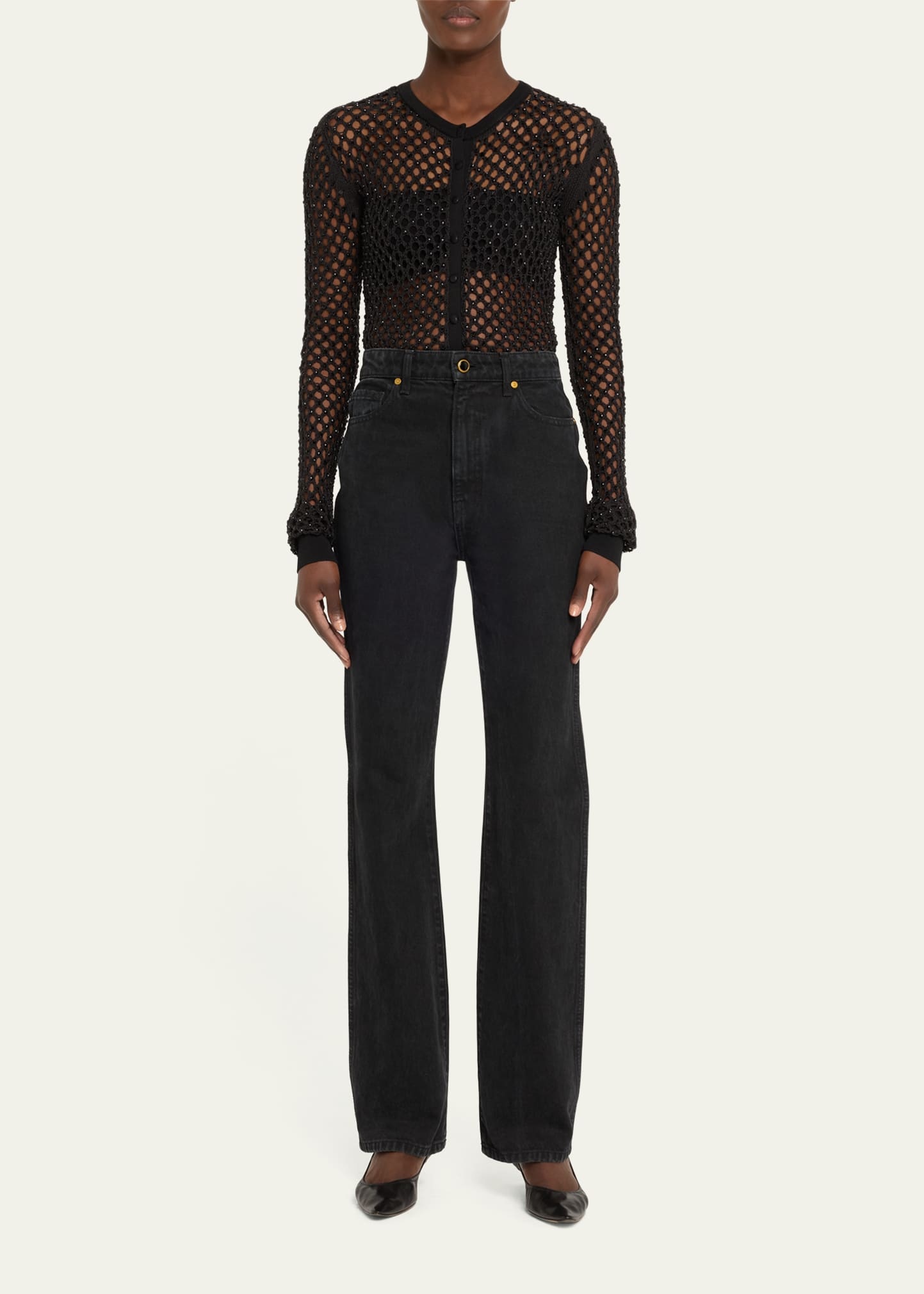 Zora Crystal Mesh Bodysuit - 2