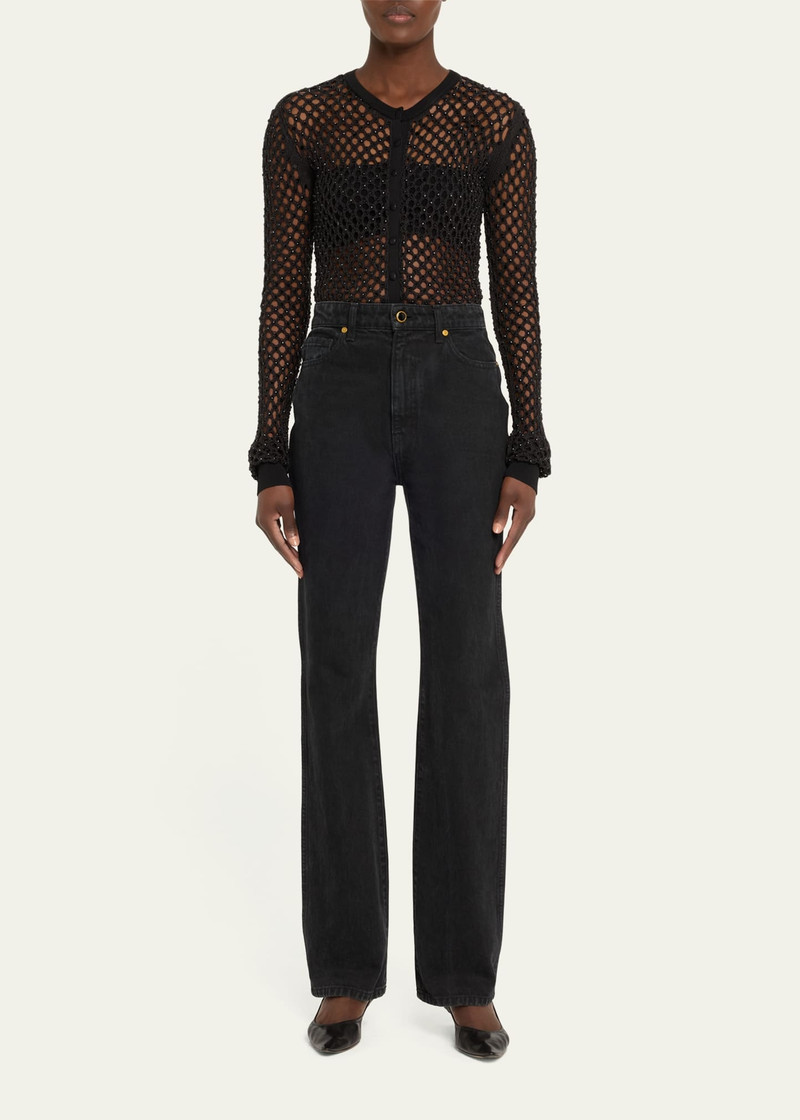 diotima Zora Crystal Mesh Bodysuit outlook