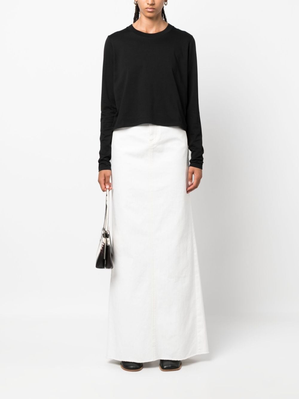 long-sleeve cotton T-shirt - 2