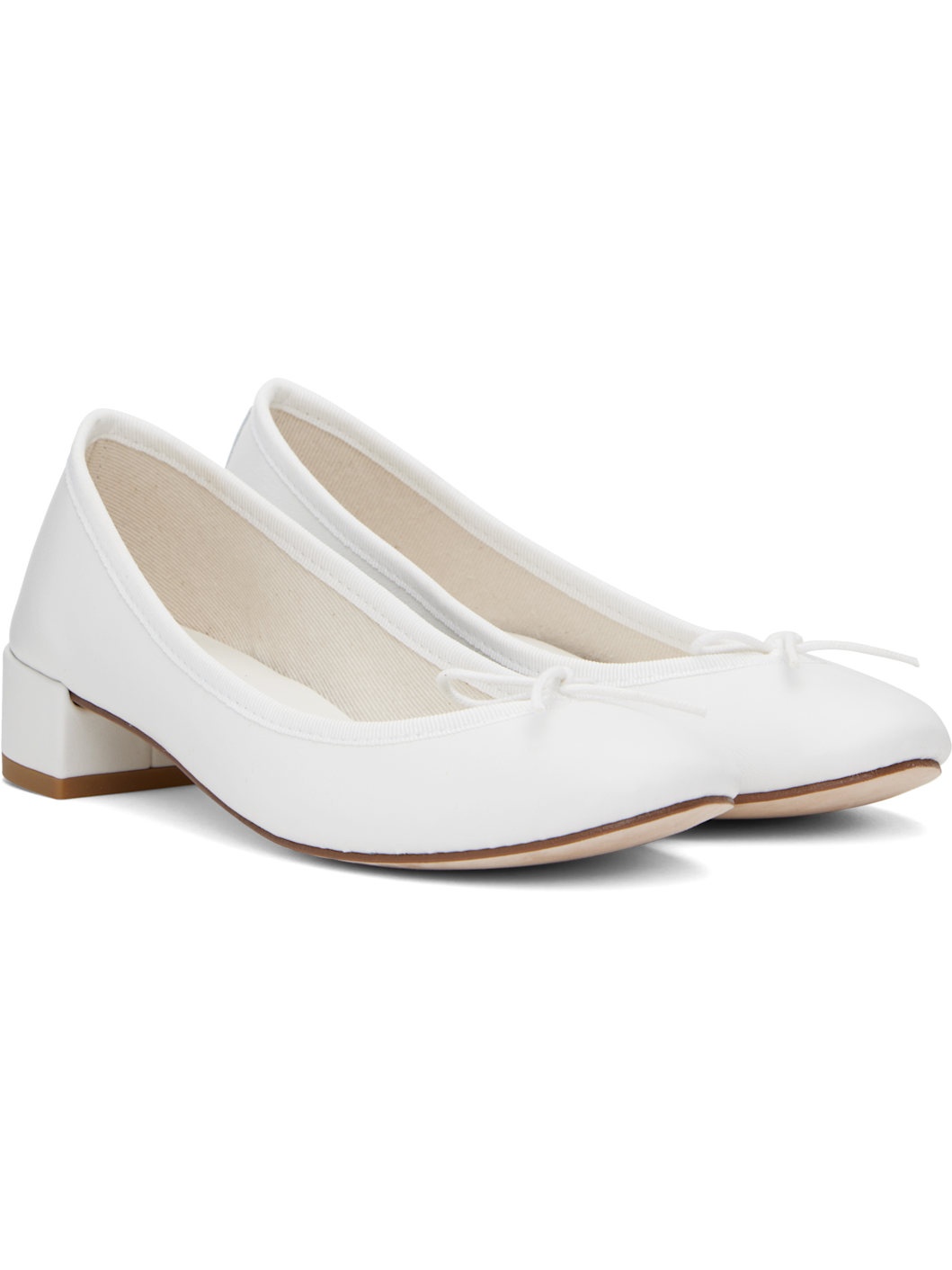 White Camille Heels - 4