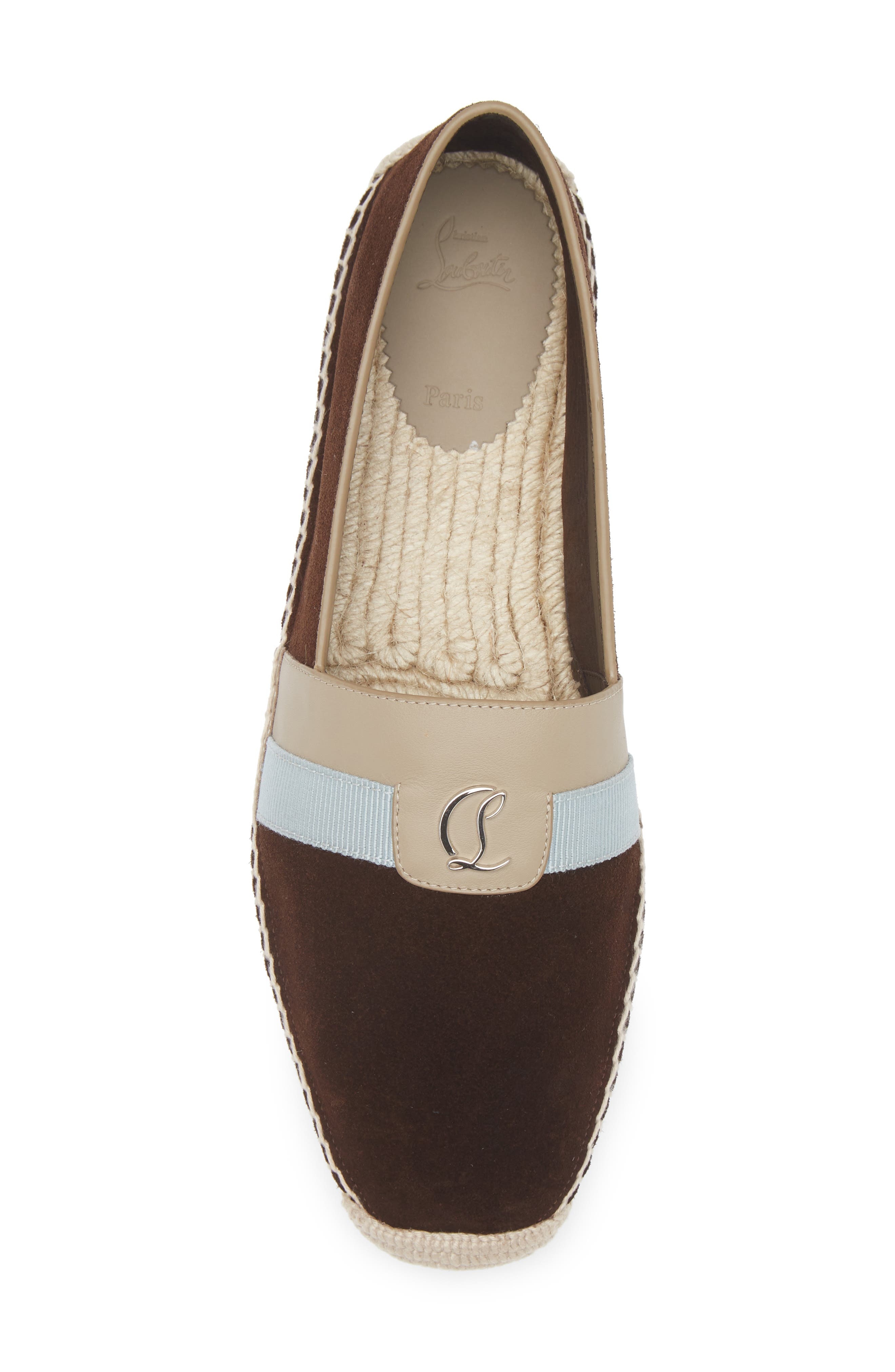Christian Louboutin Alfarica CL Logo Espadrille in Version Cosme at Nordstrom - 5