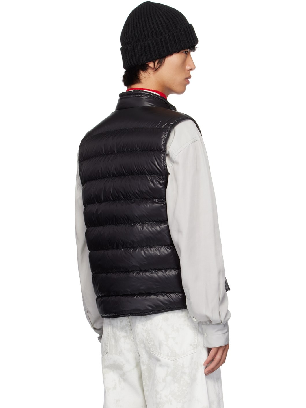 Black Gui Down Vest - 3