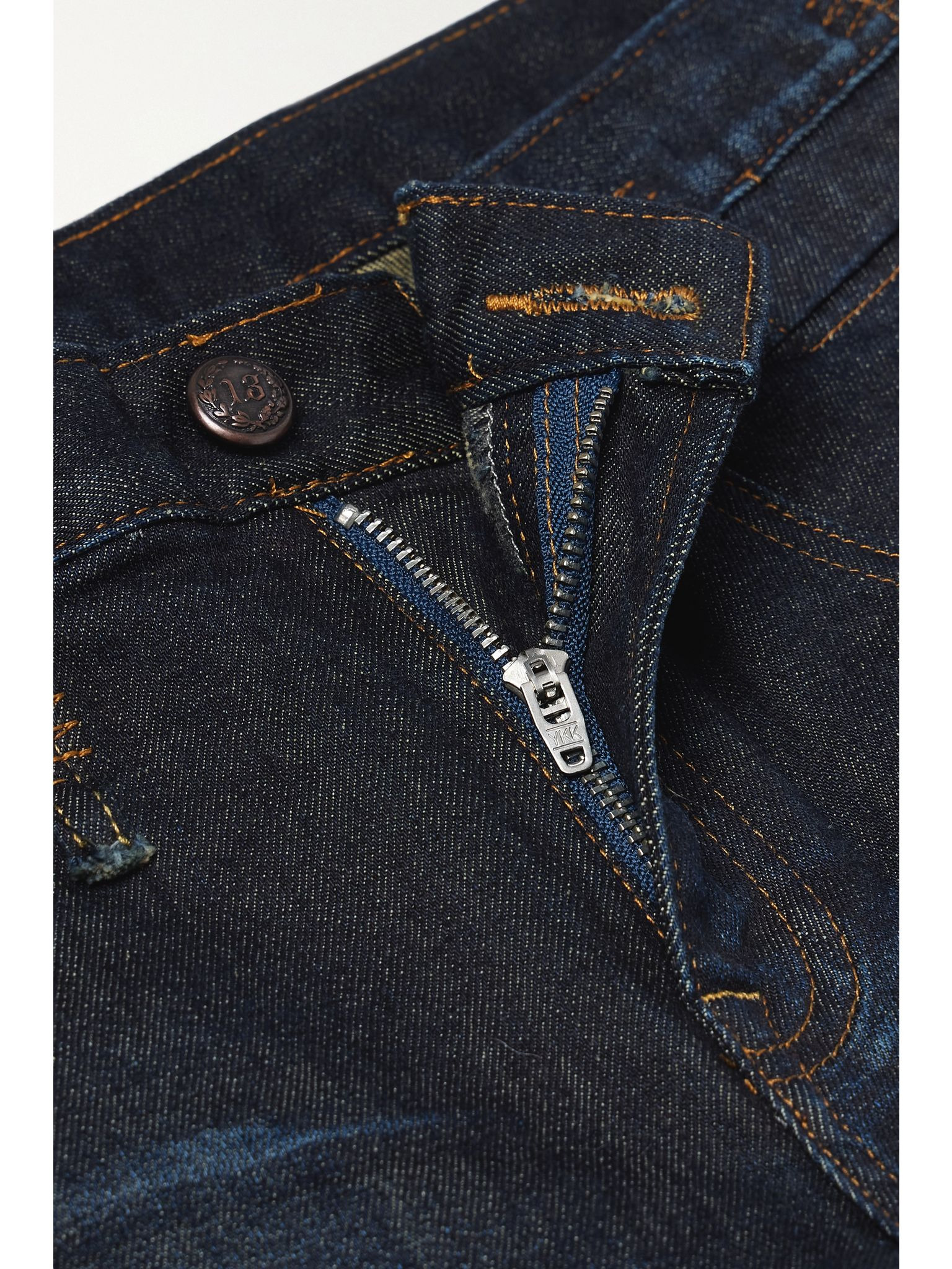 Boy cropped high-rise straight-leg jeans Dark denim - 5