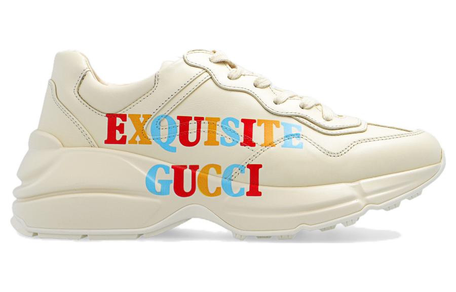 (WMNS) Gucci Rhyton Exquisite Shoes 'Beige' 720954-DRW00-9522 - 4