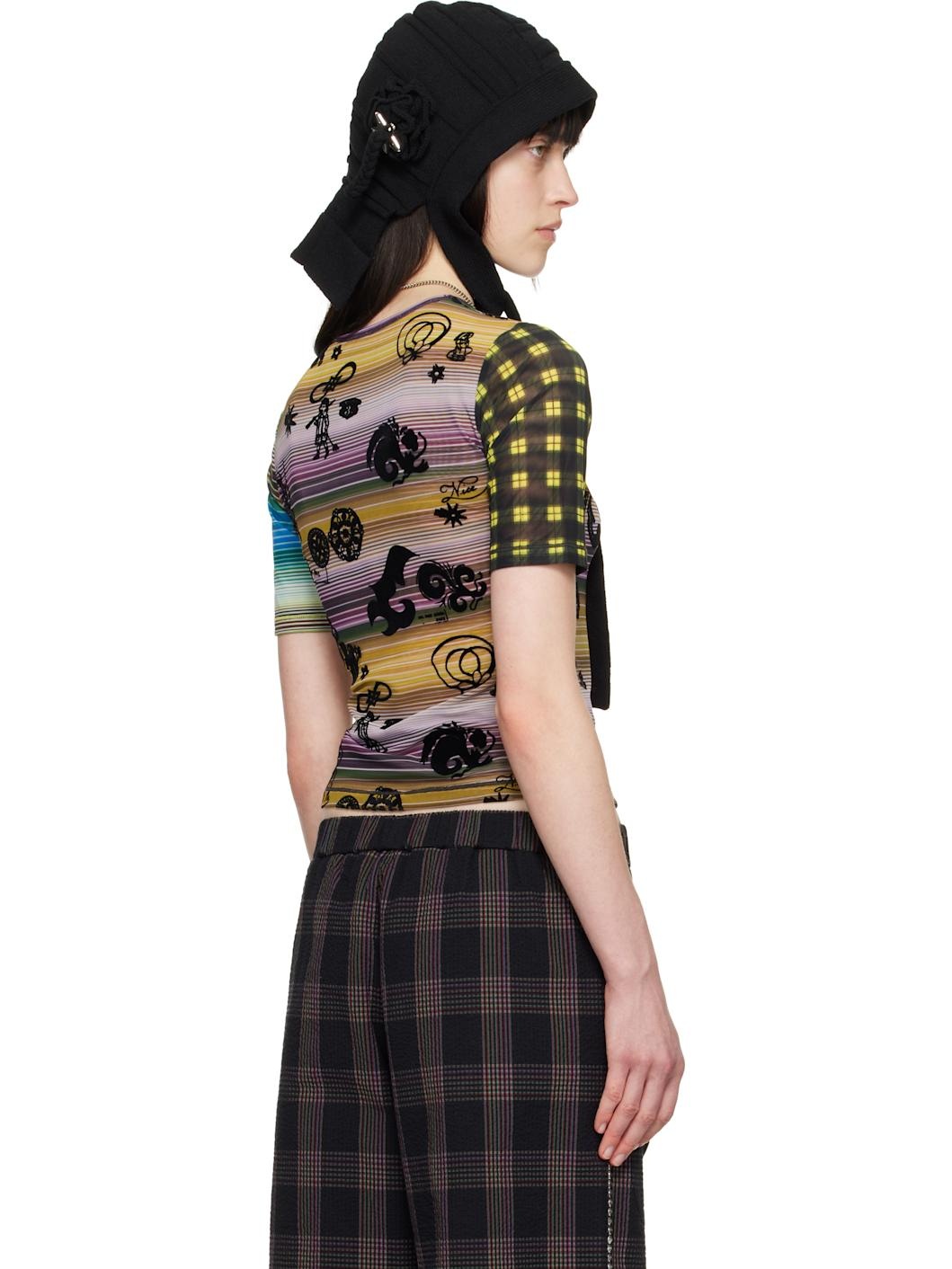 Multicolor Duke Short Sleeve Mesh T-shirt - 3