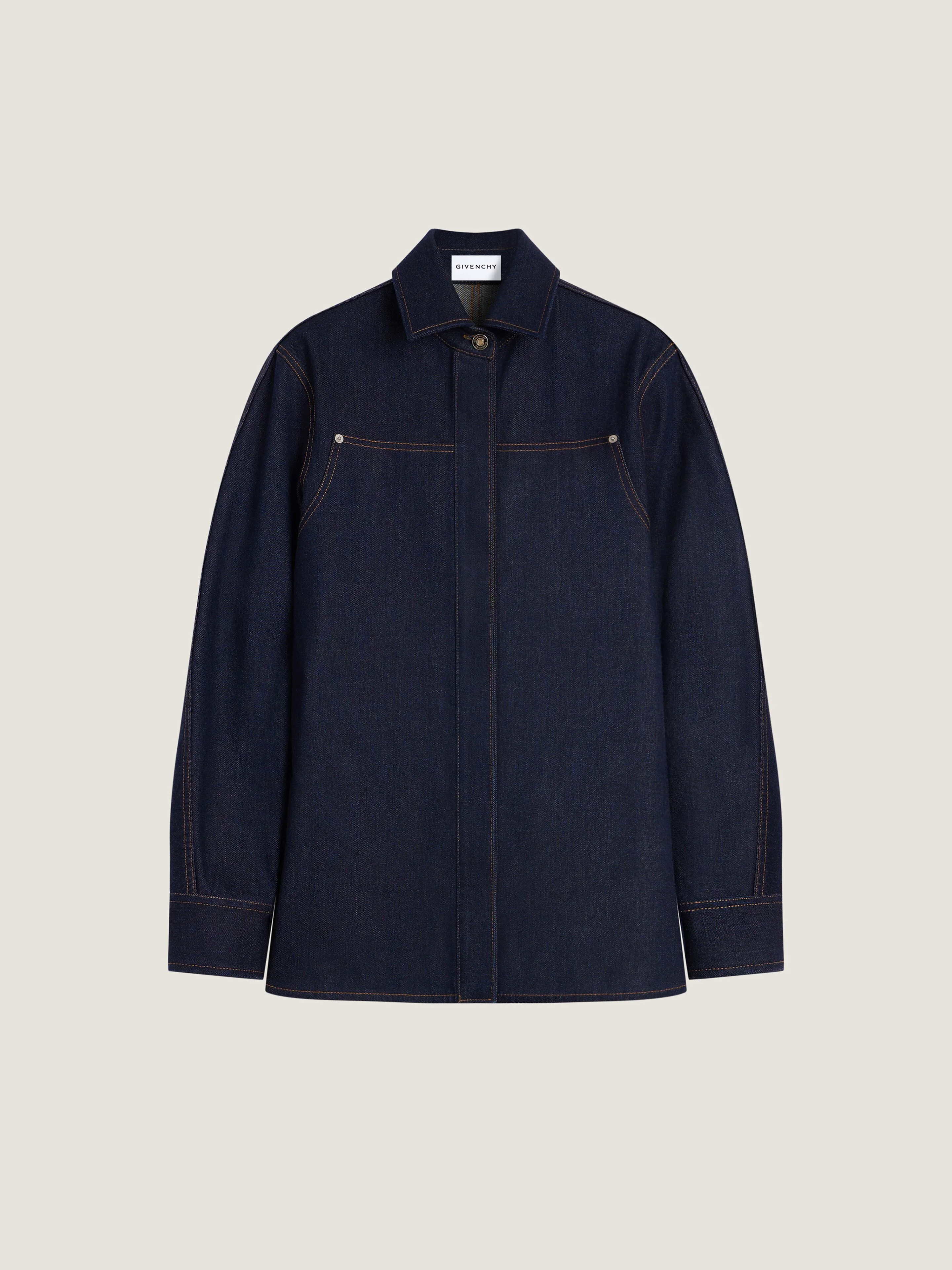 SHIRT IN RAW DENIM - 1