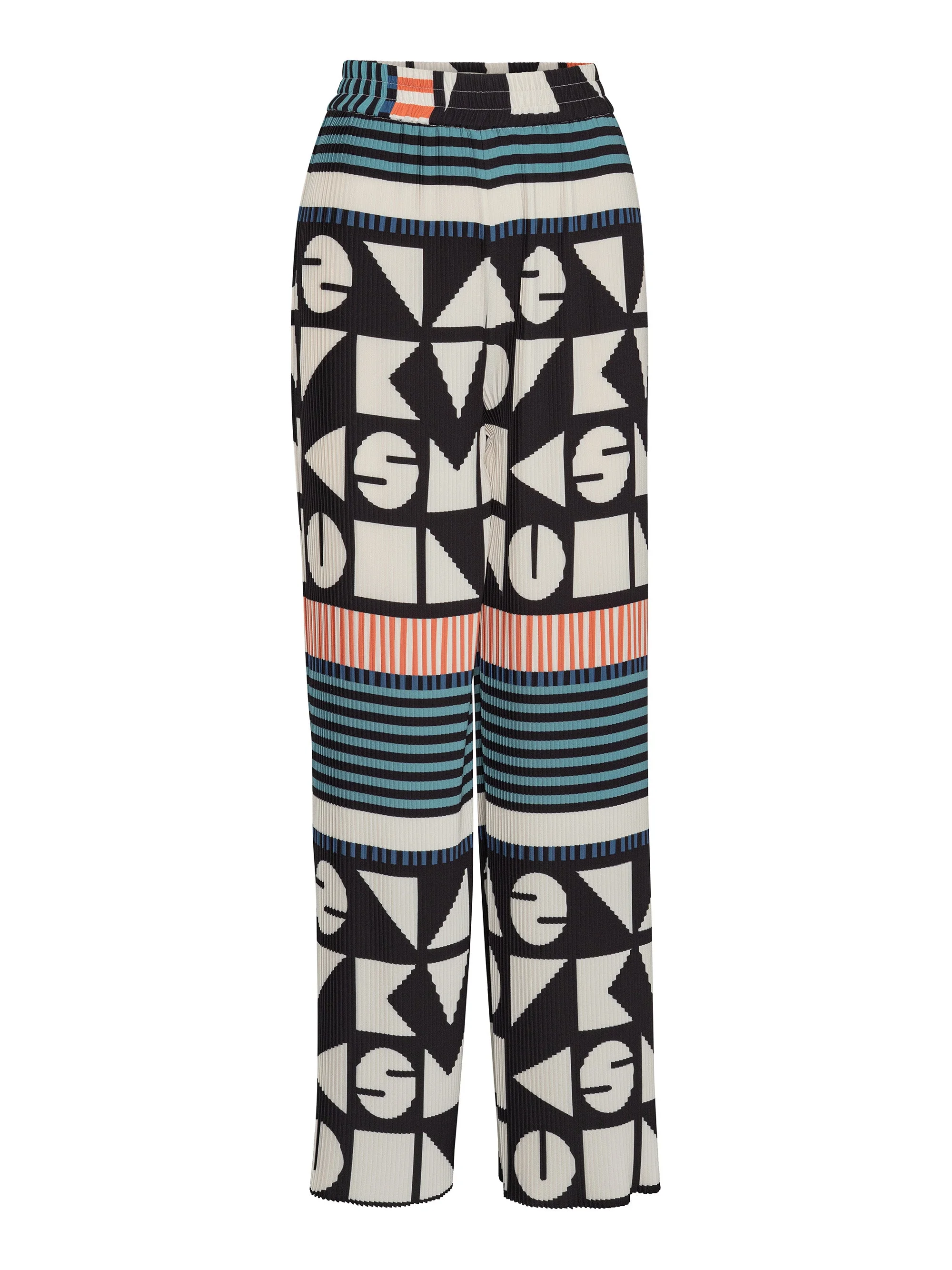SILHOUETTE PLISSE PANTS - VIBS IN BOBS - 1