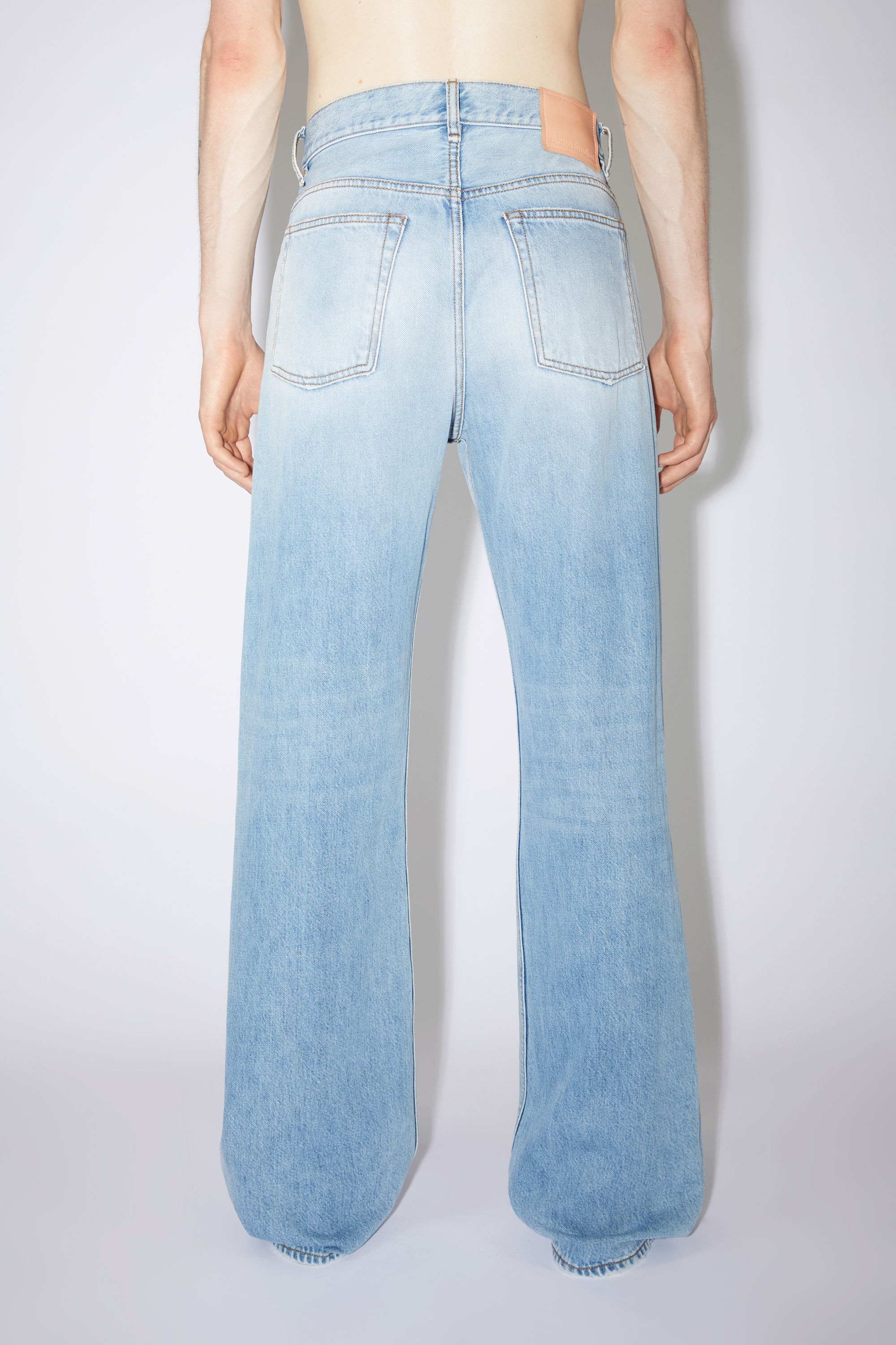 Loose bootcut jeans - Light blue - 3