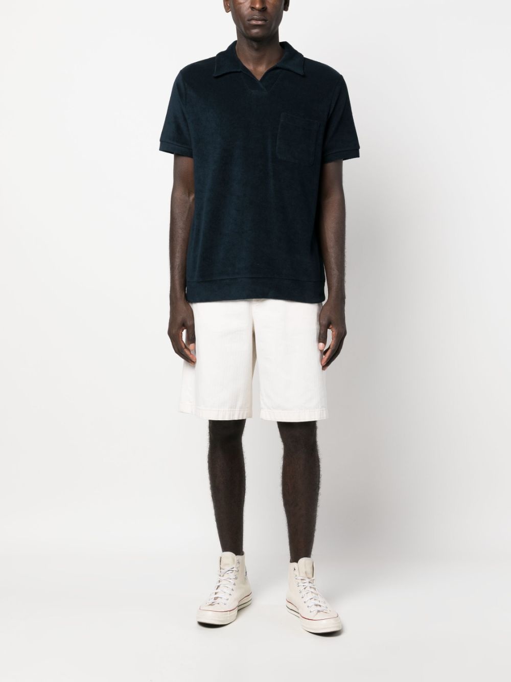 Agustino terry-fleece polo shirt - 2