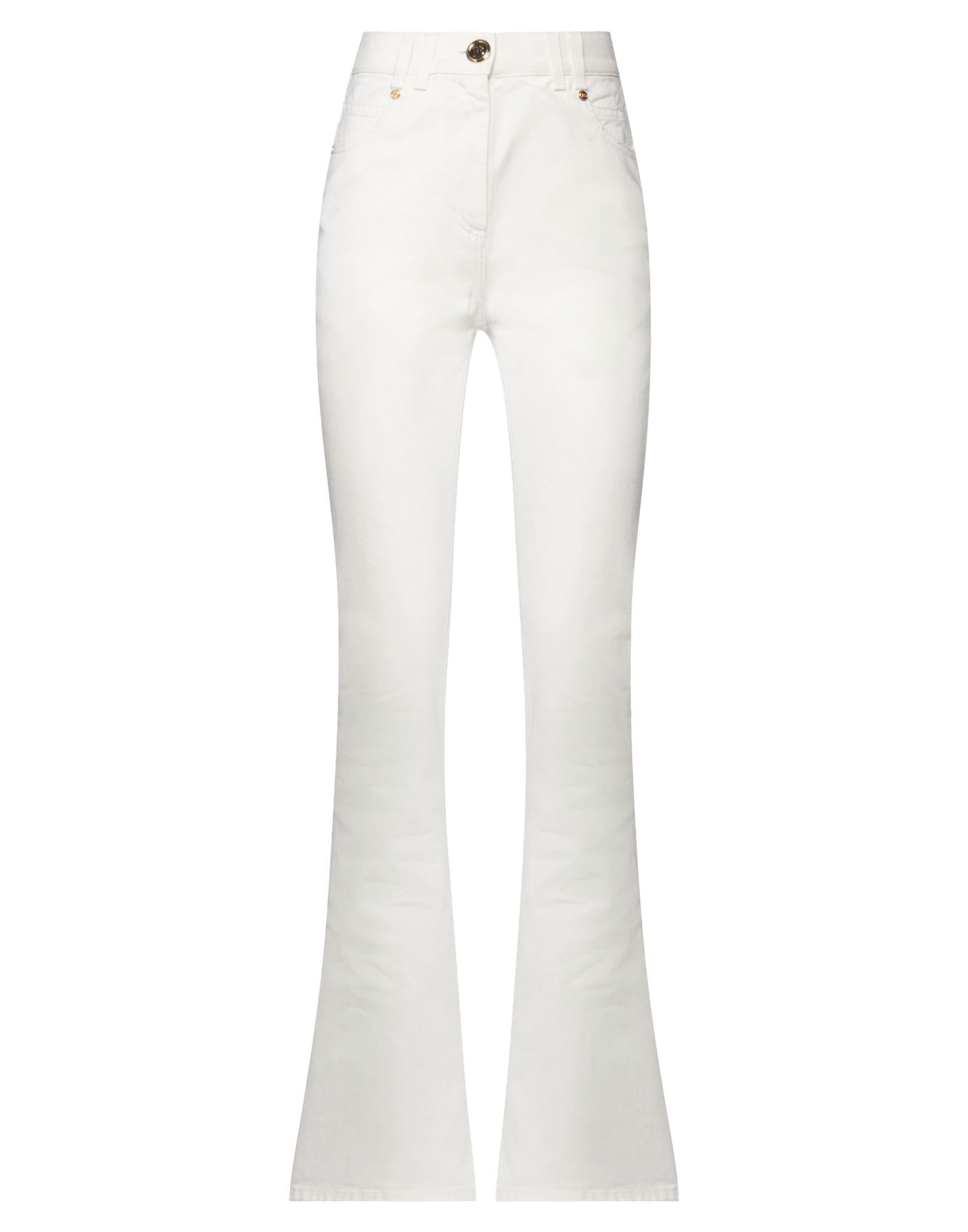 White Women's Denim Pants - 1