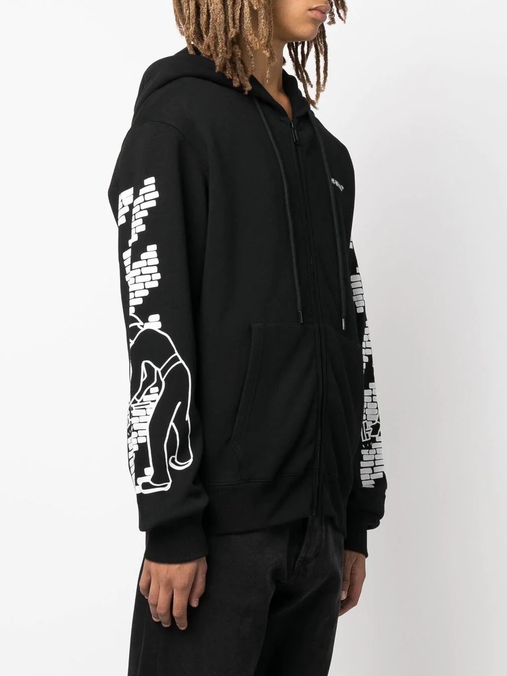 graphic-print hoodie - 3