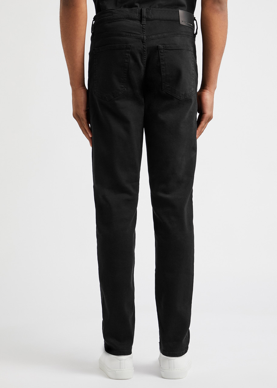 London black slim-leg jeans - 3