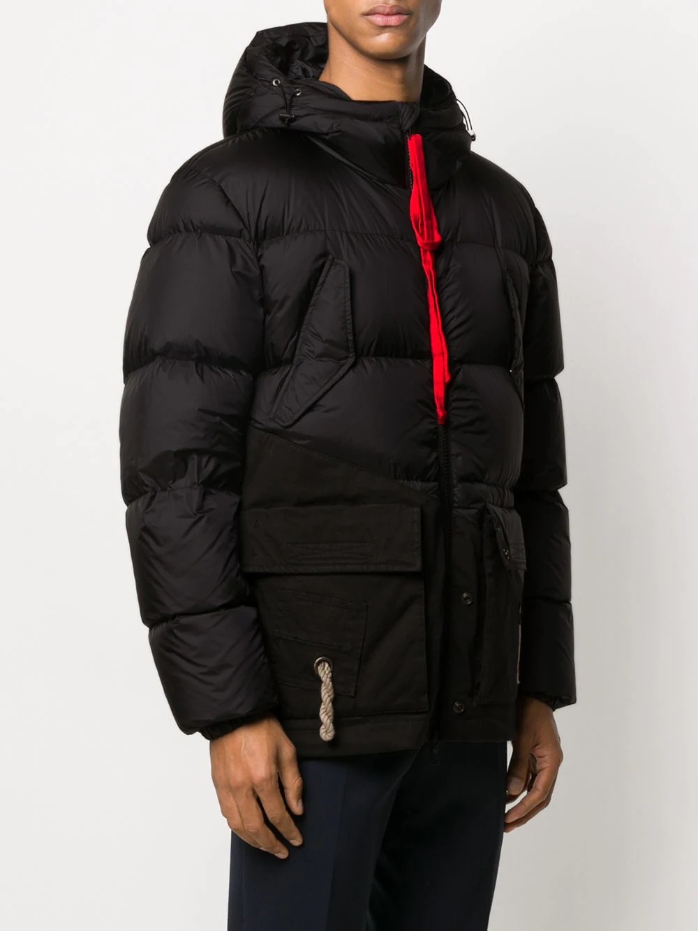 hooded padded jacket - 3