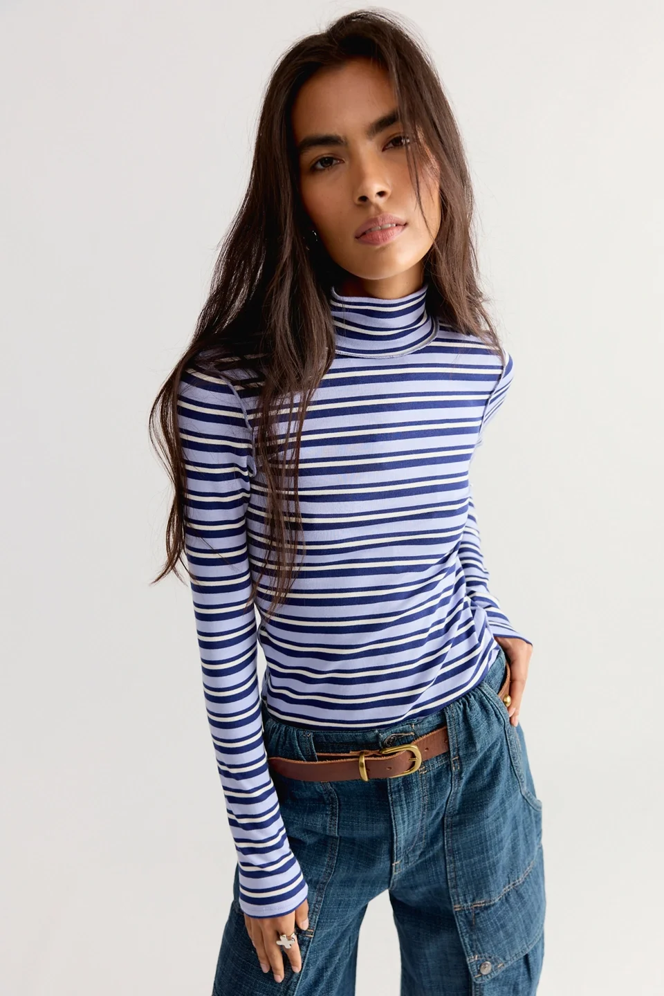 We The Free Good Good Stripe Turtleneck - 1