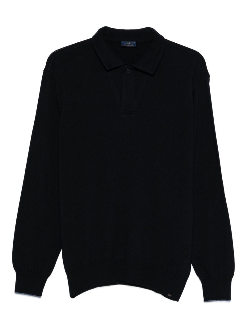 long-sleeve polo shirt 1