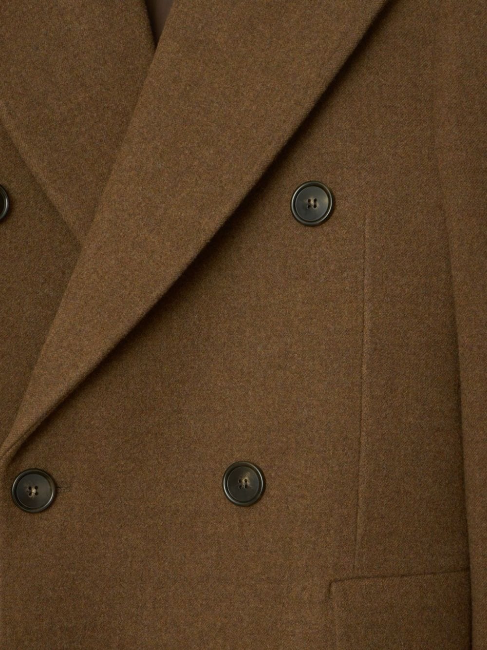 wool double-breasted coat - 2