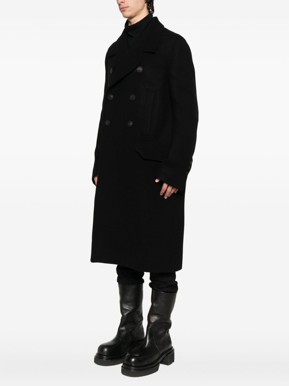 double-breasted coat - 3