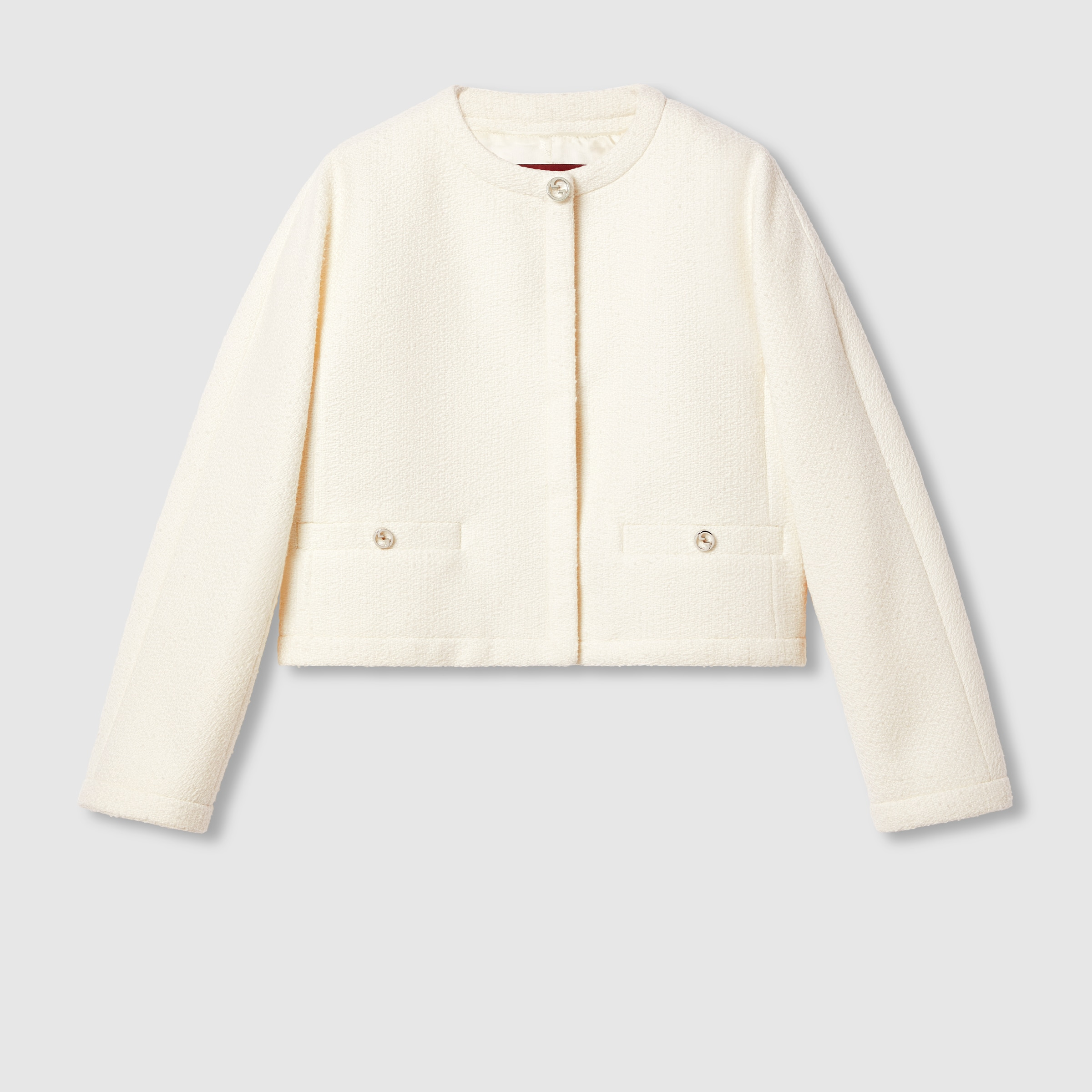 Wool bouclé jacket - 1