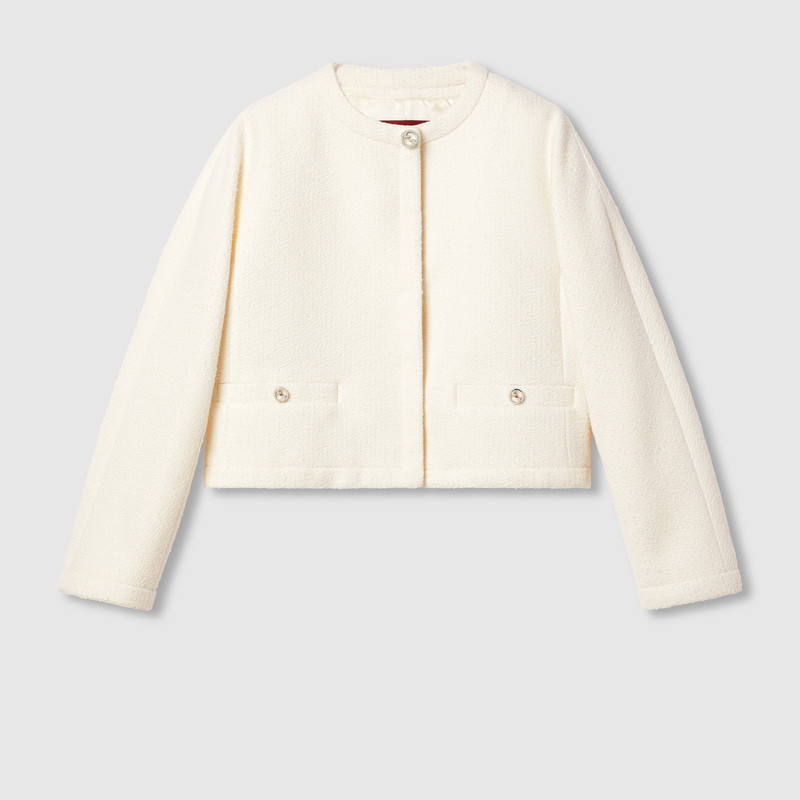 Wool bouclé jacket 1