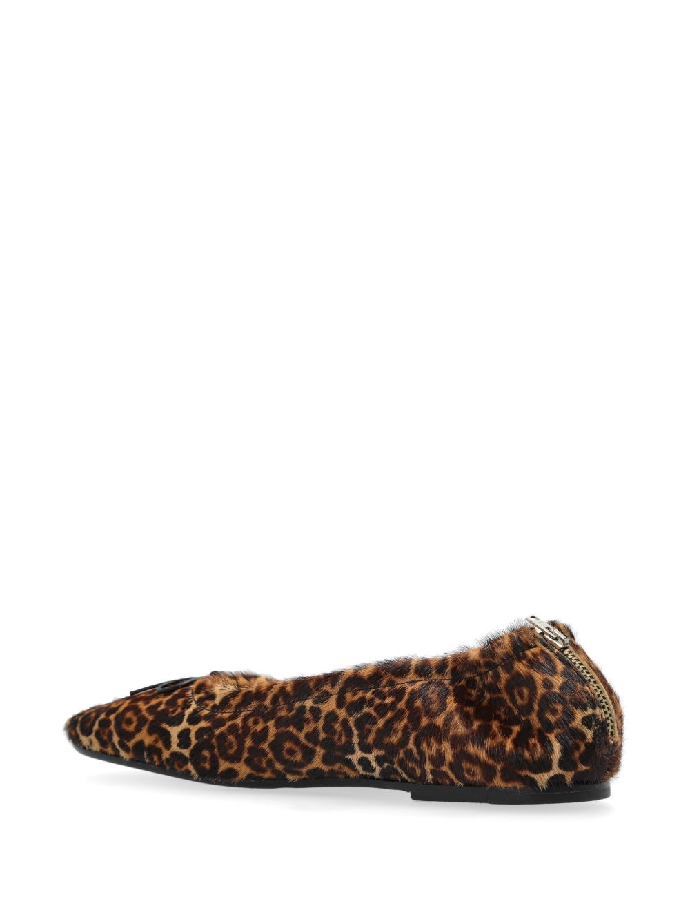 leopard-print ballet flats - 3