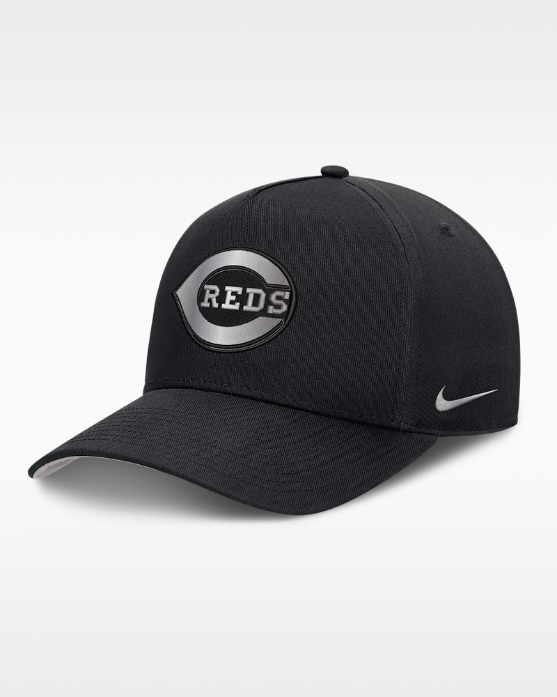 Cincinnati Reds Rise Men's Nike Dri-FIT MLB A-Frame Trucker Adjustable Hat 1