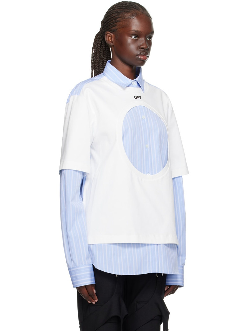 White & Blue Meteor Shirt 2