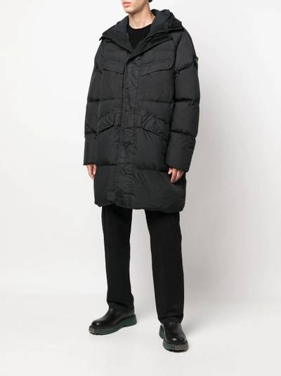 Stone Island hooded padded coat outlook