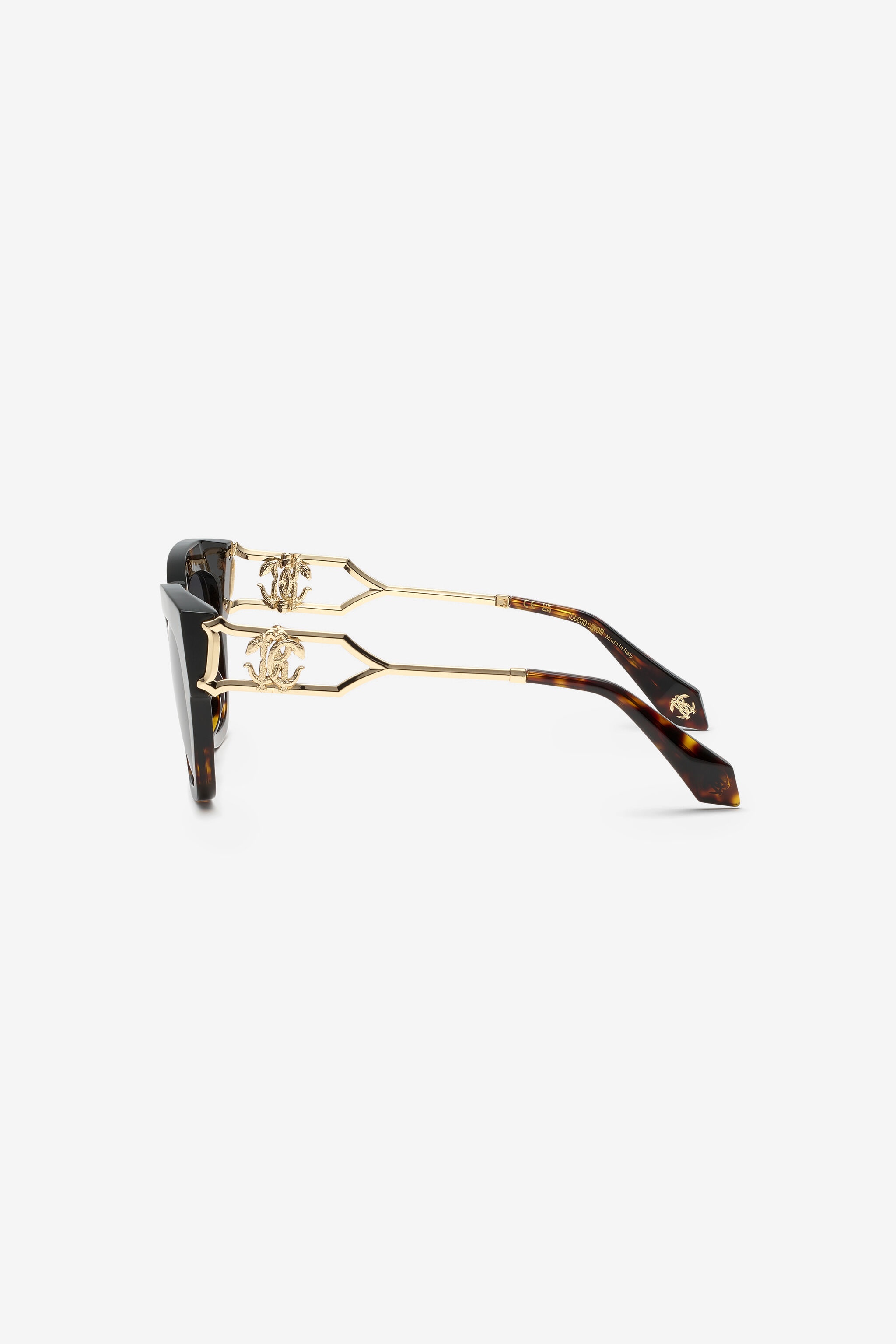 Metal and acetate combination sunglasses - 4