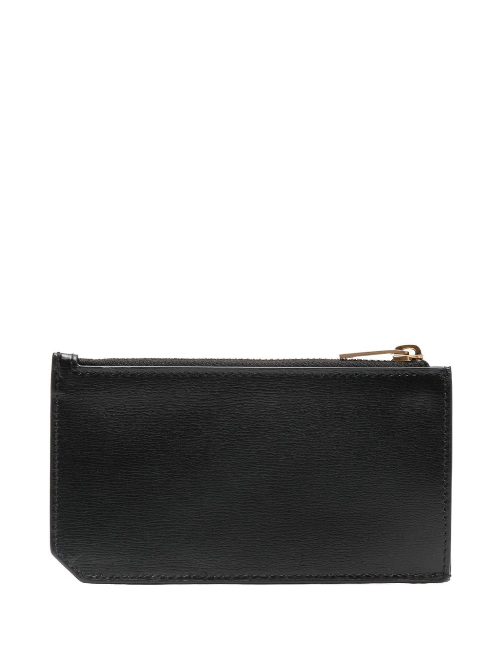 logo plaque zipped cardholder - 2