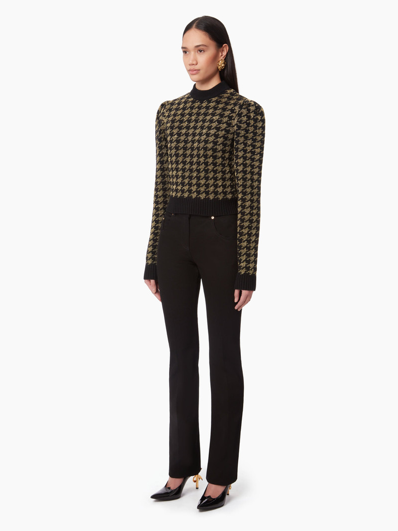 NINA RICCI HOUNDSTOOTH JACQUARD SWEATER outlook
